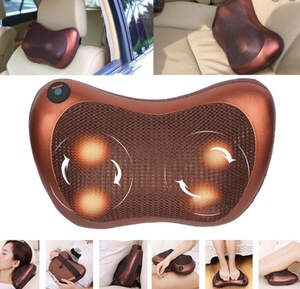 Массажная подушка Car and Home Massage Pillow, массажер для шеи автомобильный