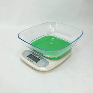 Весы кухонные DOMOTEC MS-125 Plastic, точные кухонные весы, весы для взвешивания продуктов. Цвет: зеленый