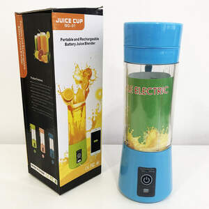 Блендер Smart Juice Cup Fruits USB. Цвет: синий