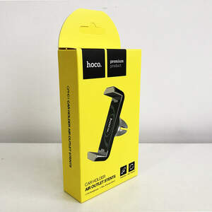 Автодержатель для телефона Hoco CPH01 Mobile Holder for car outlet. Цвет: черный