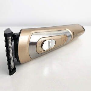 Беспроводная машинка для стрижки волос GEMEI GM-6112 аккумуляторная. Цвет: золотой