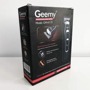 Машинка для стрижки GEMEI GM-6115, машинка для стрижки волос беспроводная. Цвет: синий
