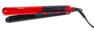 Плойка гофре 2 в 1 Domotec MS-4909, черно-красный, стайлер для завивки, стайлер для укладки