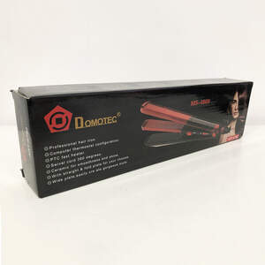 Плойка гофре 2 в 1 Domotec MS-4909, черно-красный, стайлер для завивки, стайлер для укладки